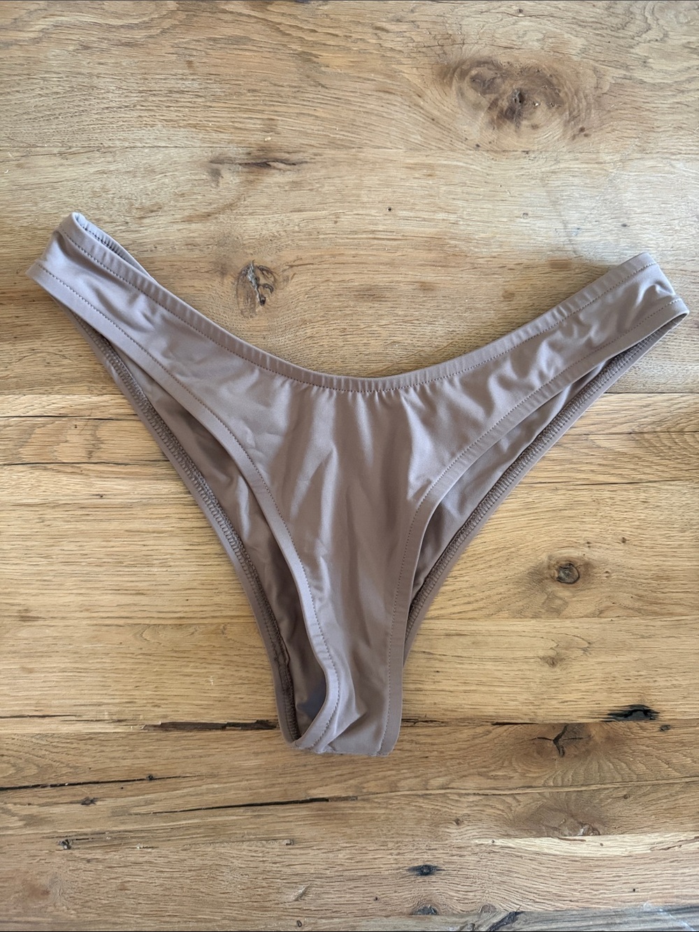 Tan Lines Fiji Bottom High-Leg Women’s Bikini in Latte